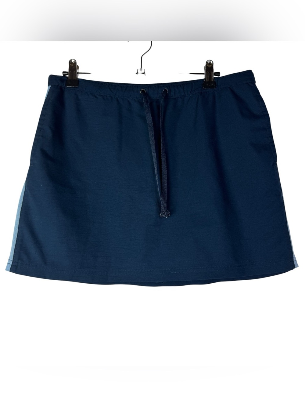 New York & Company Navy Blue Y2K Sport Mini Skirt S